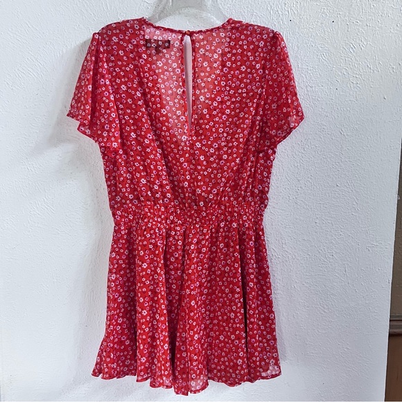 Trixxi daisy floral faux bodice romper - Picture 6 of 7